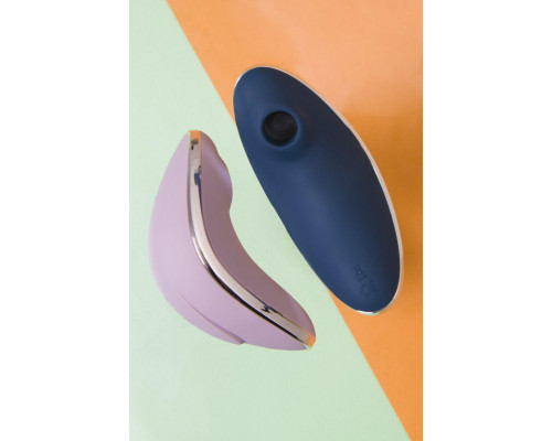 Вакуум-волновой стимулятор клитора с вибрацией Satisfyer Vulva Lover 1, силикон, сиреневый, 11,9 см