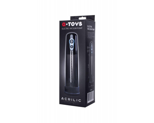 Помпа для пениса A-Toys by TOYFA Acrilic, силикон, чёрный, 26 см