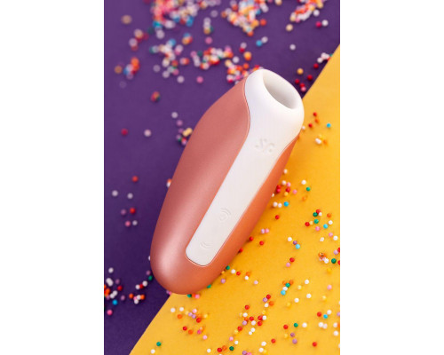 Вакуум-волновой бесконтактный стимулятор клитора Satisfyer Love Breeze, силикон, розовый, 9,5 см.