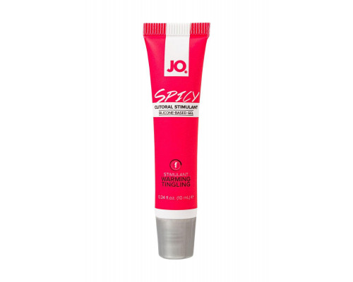 Возбуждающий гель для клитора JO SPICY, на силиконовой основе, 10 мл