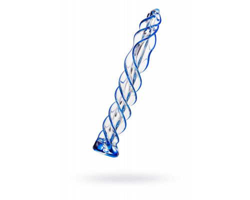 Нереалистичный фаллоимитатор Sexus Glass, стекло, прозрачный, 18,5 см