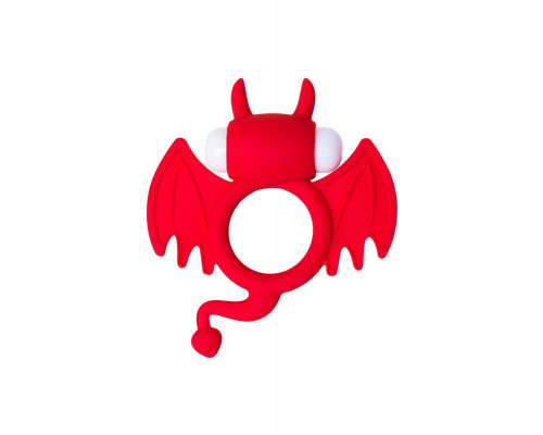 Эрекционное кольцо на пенис JOS SWEET DEVIL, силикон, красный, 8,5 см