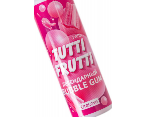 Съедобная гель-смазка TUTTI-FRUTTI для орального секса со вкусом BUBBLE GUM, 30 гр