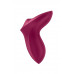 Вибратор с движущимся шариком Satisfyer Exciterrr, силикон, бордовый, 12,5 см