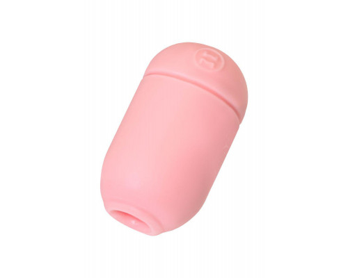 Мастурбатор нереалистичный MEN'S MAX CAPSULE 01 RING, TPE, розовый, 8 см (В ЗИПЛОКЕ)