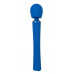 Вибромассажер Fun Factory VIM VIBRATING WAND, силикон, синий, 31,3 см