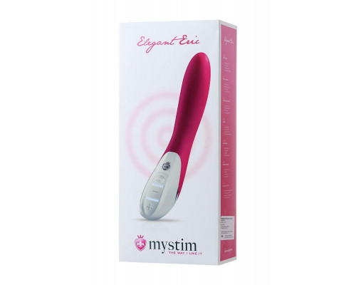 Вибратор Mystim Elegant Eric силиконовый, фуксия, 27 см