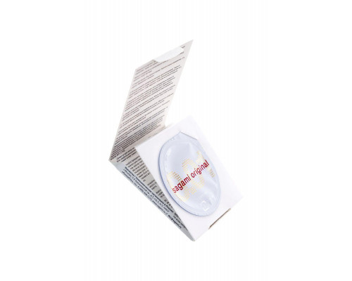 Презервативы Sagami, original 0.01, полиуретан, 17 см, 5,5 см, 1 шт.