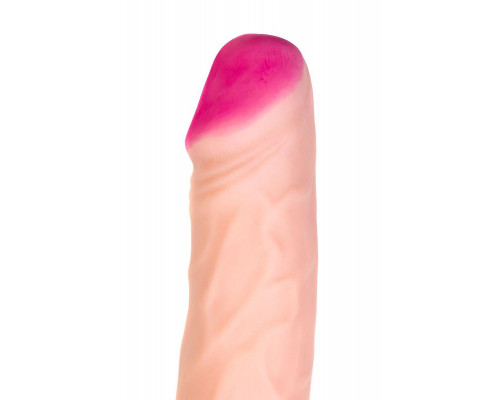 Фаллоимитатор-гигант LoveToy, реалистичный, neoskin, телесный, 27 см, Ø 6,8 см