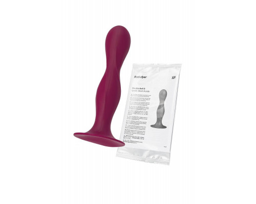 Фаллоимитатор Satisfyer Double Ball-R, силикон, красный, 18 см
