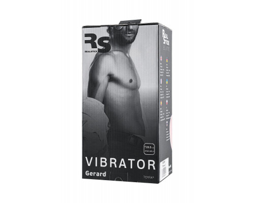Реалистичный вибратор RealStick Elite Gerard, TPR, телесный, 18,5 см
