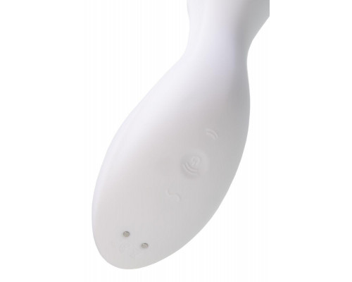 Вакуумный стимулятор клитора с вибрацией Satisfyer Curvy Trinity 5 Connect App, белый, 16,5 см