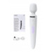 Нереалистичный вибратор Satisfyer Wand-er Woman, ABS пластик, белый, 34 см