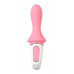 Вибратор с расширением Satisfyer Air Pump Booty 5+ Connect App, силикон, розовый, 15 см