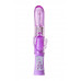 Вибратор с клиторальным стимулятором A-Toys by TOYFA High-Tech fantasy, TPE, фиолетовый, 22,4 см
