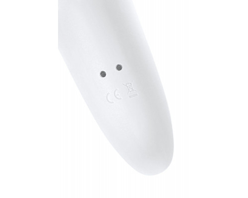 Нереалистичный вибратор Satisfyer Wand-er Woman, ABS пластик, белый, 34 см