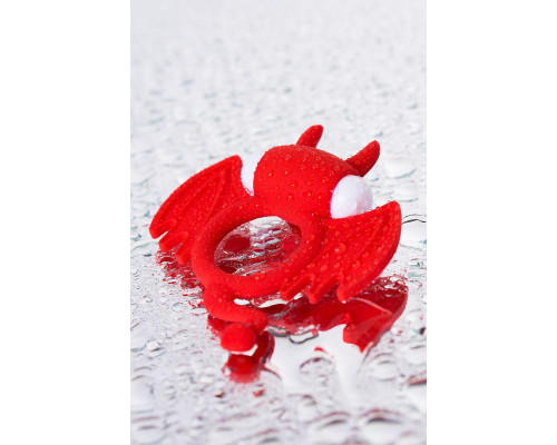 Эрекционное кольцо на пенис JOS SWEET DEVIL, силикон, красный, 8,5 см