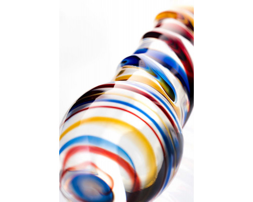 Двусторонний фаллоимитатор Sexus Glass, стекло, прозрачный, 19,5 см