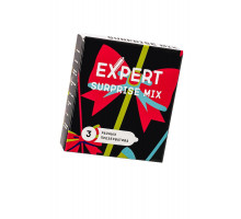 Презервативы EXPERT Surprise Mix, секретный микс, 3шт