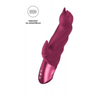 Вибратор Fun Factory DARLING DEVIL, силикон, бордовый, 20,5 см