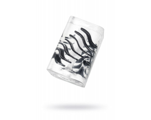 Нереалистичный мастурбатор TENGA Crysta Leaf, TPE, прозрачный, 15,5 см