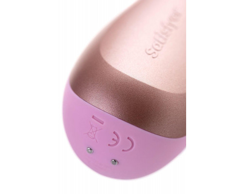 Нереалистичный вибратор Satisfyer Mono Flex Connect App, силикон, розовый, 20,4 см.