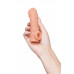 Насадка реалистичная KOKOS NUDE SLEEVE с дополнительной стимуляцией, TPE, телесная, 12 см