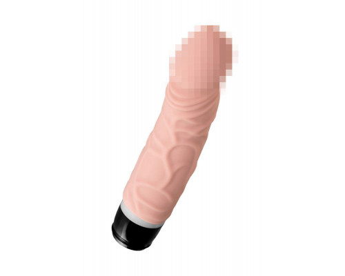 Реалистичный вибратор A-Toys by TOYFA Bolv, силикон, телесный, 19,3 см