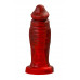 Вибратор Black&Red by TOYFA Monster Saur, силикон, красно-черный, 21,7 см