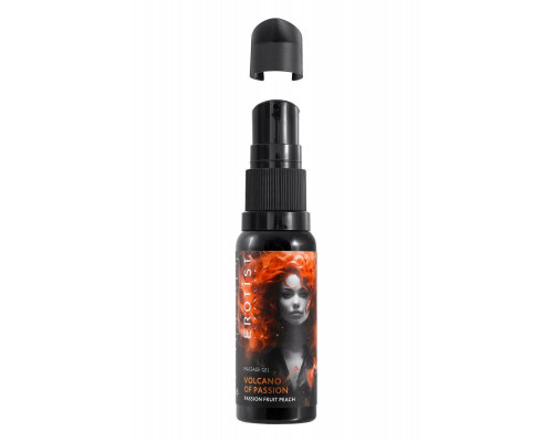 Гель Erotist с эффектом вибрации VOLCANO OF PASSION: PASSION FRUIT PEACH (персик-маракуйя), 25 мл