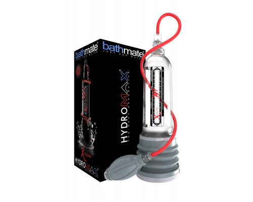 Гидропомпа Bathmate Hydromax Xtreme X50, прозрачная, 36,5 см