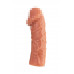 Насадка реалистичная KOKOS PENIS SLEEVE с дополнительной стимуляцией, TPE, телесная, 16.5 см