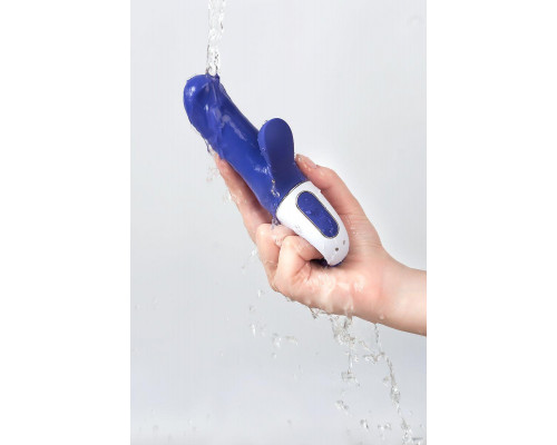 Нереалистичный вибратор Satisfyer Vibes Magic Bunny, силикон, фиолетовый, 17,7 см.