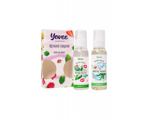 Набор гелей-смазок Yovee для любви (721005+721053), вкусовой (мята) + увл (алоэ), 2х100 мл