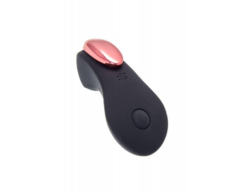 Вибровкладыш в трусики Satisfyer Little Secret Connect App с пультом ДУ, силикон, чёрный, 8,57 см