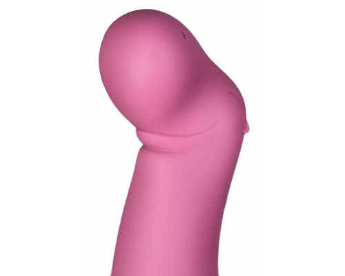 Нереалистичный вибратор Satisfyer Petting Hippo, силикон, малиновый, 22,9 см.