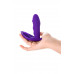Вибратор A-Toys by TOYFA Fash с клиторальным стимулятором, силикон, фиолетовый, 12 см