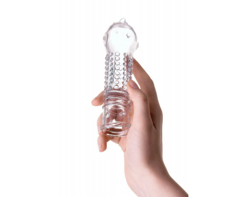 Насадка на пенис A-Toys by TOYFA Dond, TPR, прозрачный, 14,7 см
