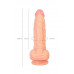 Реалистичный фаллоимитатор RealStick Nude York, PVC, телесный, 20 см