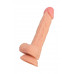 Реалистичный фаллоимитатор RealStick Nude Baz, PVC, телесный, 19 см