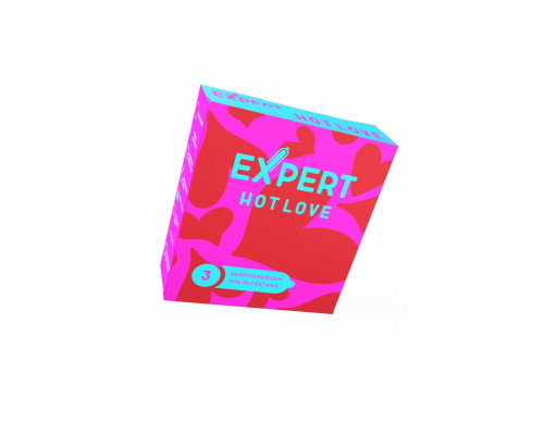 Презервативы EXPERT Hot Love, с разогревающим эффектом , 3 шт