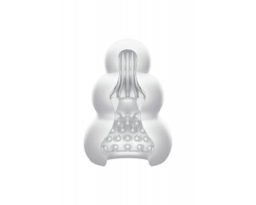 Мастурбатор нереалистичный MensMax Pucchi CLIONE, TPE, белый, 6,5 см
