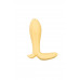 Анальный вибратор Satisfyer Intensity Plug Connect App, силикон, желтый, 9 см