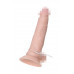 Реалистичный вибратор RealStick Nude, PVC, 7 режимов вибрации, телесный.