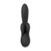 Вибратор с клиторальным стимулятором Satisfyer Double Flex Connect App, черный, силикон, 20 см