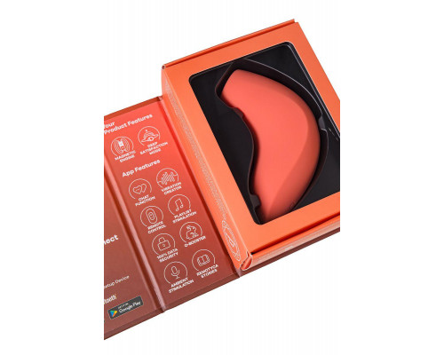 Вакуум-волновой стимулятор клитора Satisfyer Magnetic Deep Pulse, силикон, абрикосовый, 11,6 см