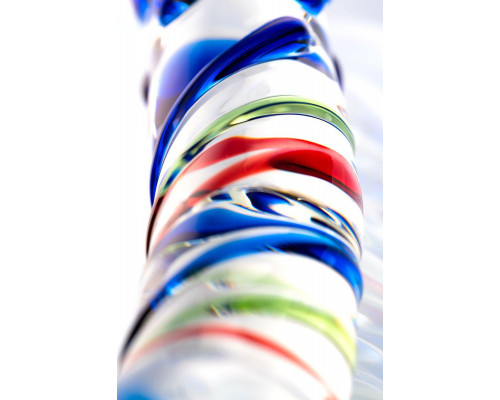 Нереалистичный фаллоимитатор Sexus Glass, стекло, прозрачный, 18 см