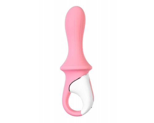 Вибратор с расширением Satisfyer Air Pump Booty 5+ Connect App, силикон, розовый, 15 см