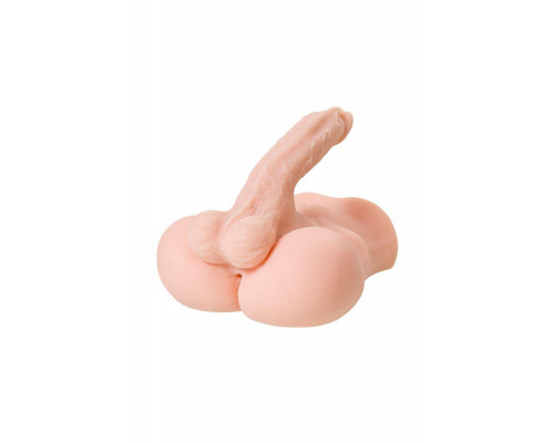 Мастурбатор с фаллосом Juicy Pussy by TOYFA Manuel, TPE, телесный, 25 см
