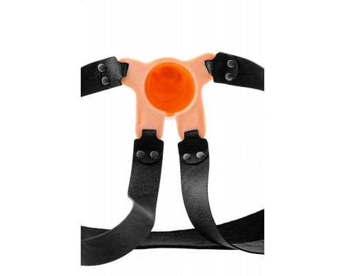 Фаллопротез RealStick Strap-On Conall, TPE, телесный, 14 см